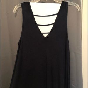 American Eagle navy blue tank top
